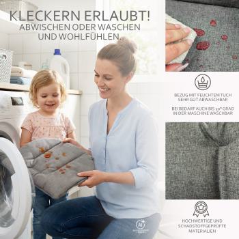 BAMBINIWELT Ersatzbezug für Stokke Tripp Trapp, MELIERT (rund)